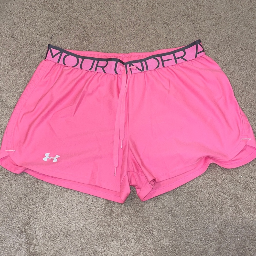 Hot pink Under Armour shorts size medium